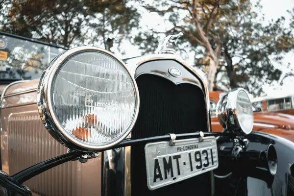 stock image Ford 1931 on exhibition at the monthly meeting of vintage cars in the city of Londrina, Brazil.