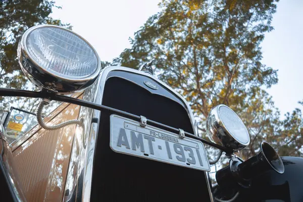 stock image Ford 1931 on exhibition at the monthly meeting of vintage cars in the city of Londrina, Brazil.