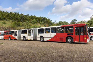 Marcopolo Gran Viale, Brezilya 'nın Campinas kentinde düzenlenen Nineteenth Edition of Bus Brasil Festivali 2023 gösterisinde Volvo B12M 2007 otobüsünü biartiküle etti..