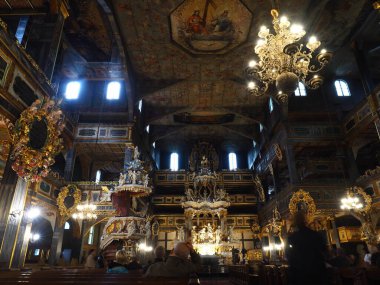 Evanjelik Barış Kilisesi, UNESCO Dünya Mirası Alanı, genişliği, Polandlar Avrupa 'nın en büyük ahşap kilisesi.