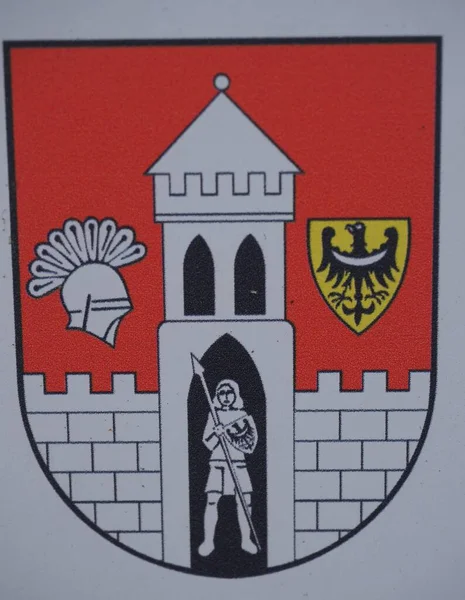 Wappen Von Zagan Polen — Stockfoto