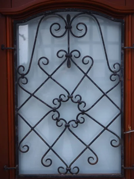 Detail Decoration Widow Door — Stock Photo, Image