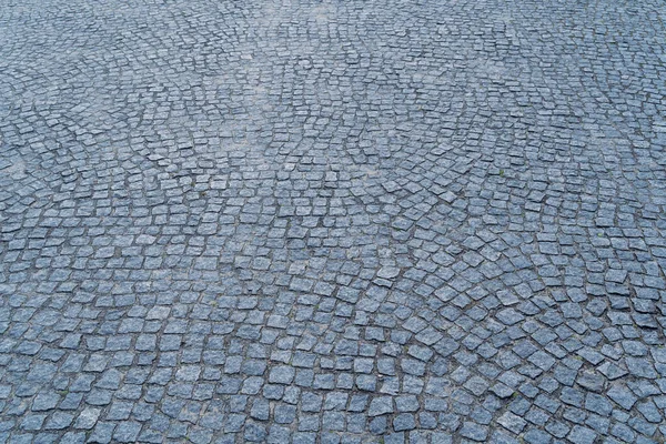 Textura Pavimento Cobblestone Contexto Textura Pavimento Paralelepípedos — Fotografia de Stock