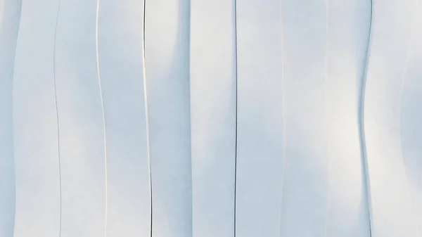 Візуалізація Абстрактного Фону Білих Хвиль — стокове фото