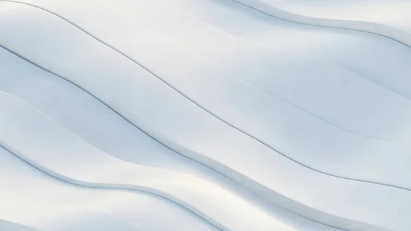 Απόδοση Της Αφηρημένης Λευκό Κύματα Φόντο — Φωτογραφία Αρχείου