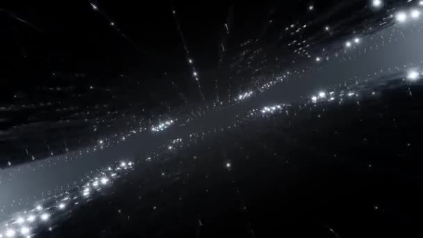 Рендеринг Абстрактного Фона Геометрии Темного Пространства Концепция Научной Фантастики — стоковое видео