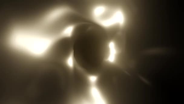 在黑洞周围提取等离子体光 循环动画 — 图库视频影像