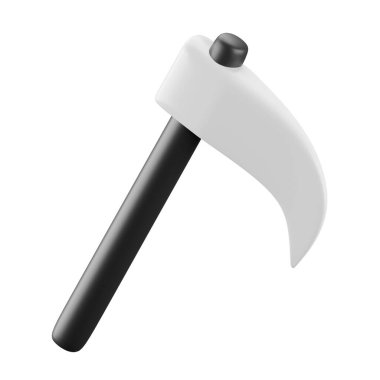 Cadılar Bayramı Tırpanı 'nın 3 boyutlu simgesi.