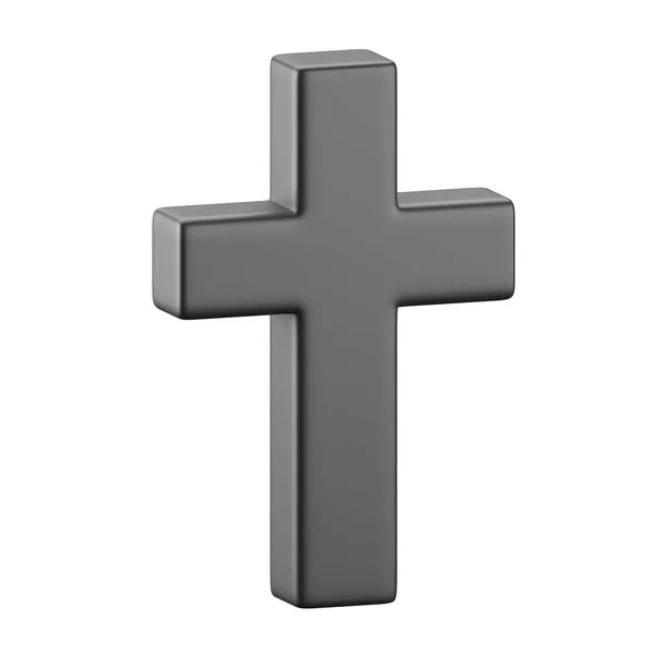 Icon Black Cross — Stock Photo, Image