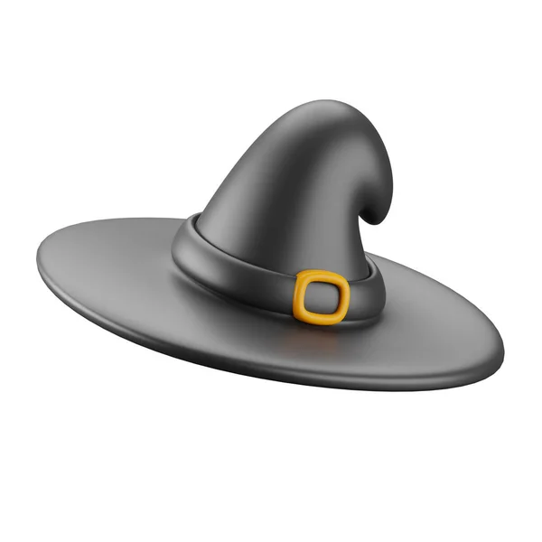 ハロウィーンの魔女の帽子の3Dアイコン — ストック写真