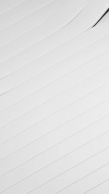 Soyut beyaz dalga arkaplanının 3d görüntülenmesi, döngü canlandırması.