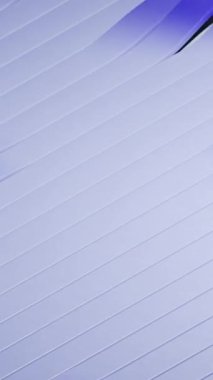 Soyut gradyan mavi dalga arkaplanının 3d görüntülenmesi, döngü canlandırması.