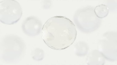 Molekül ya da hücre bölme kabarcığının 3d çizimi, Biyolojik hücreler