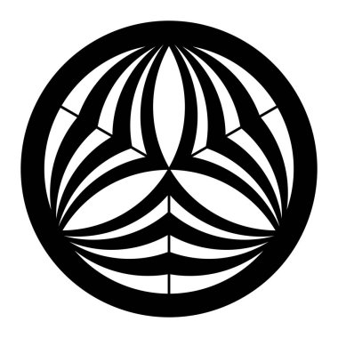 Triquetra, Kelt folyo düğümü ve Üçlemeci 'nin amblemi. Dalgaların sembolü, iletim dalgalarını nasıl sembolize ettiği. Ekin çemberi deseni, Eastleigh Court 'da bulundu, Bishopstrow, Wiltshire yakınlarında..