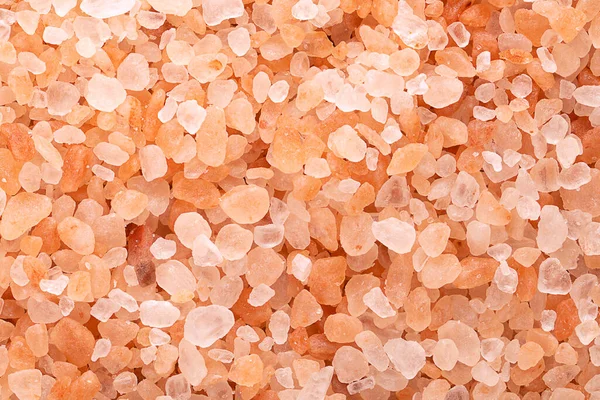 Gemalayan Salt Coarse Crystals Macro Photo Каменная Соль Галит Розовым — стоковое фото
