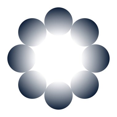 Asahi ya da sabah güneşi, optik yanılsama. Çiçek gibi desenli, çevresel olarak düzenlenmiş taç yaprakları, dıştan karanlığa ve içeriden aydınlığa doğru eğimli. İç arkaplan dışarıdan daha parlak algılanır..