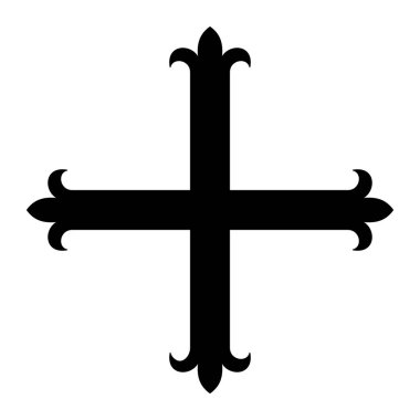 Çapraz Fleury, ya da çapraz Flory, Heraldry sembolü. Uçları zambak desenli bir haçla süslenmiş. Tarzlı bir zambak çiçeği. Eş anlamlılar veya küçük varyantlar fleuretty, fleuronny, çiçekli ve serpilmiş.