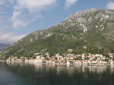 Adriyatik Denizi kıyısındaki Kotor kasabası, mongro, Avrupa