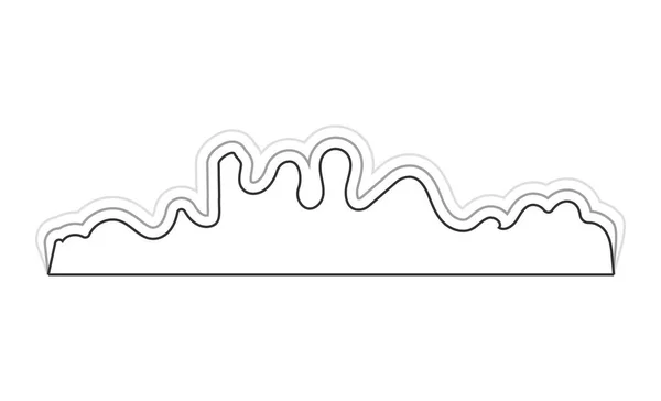 Curve sound wave for voice recording and music player equalizer. Illustration in graphic design isolated