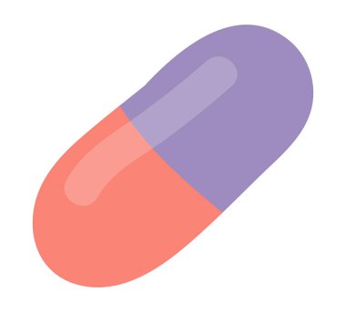 Düz dizaynlı tıbbi kapsül. Eczacılık hastalığı hapı tedavisi. Düz dizaynlı tıbbi kapsül.