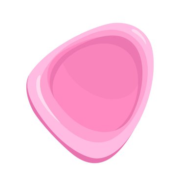 Canlı pembe bir soyut vektör çizimi üst üste binen organik şekiller ve kalın renkler çeşitli sanatsal projeler için görsel olarak çarpıcı ve modern bir tasarım yaratıyor.