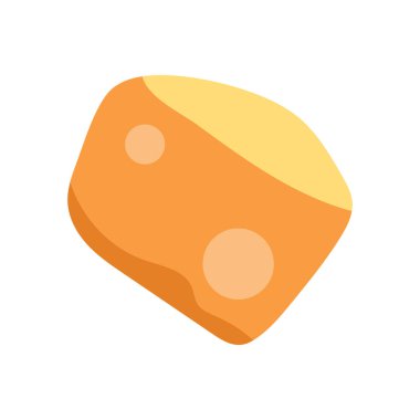 Düz tasarımla portakal ambarına tırmanmak. Yükseklik duvarı için kaya. Vektör çizimi izole edildi.