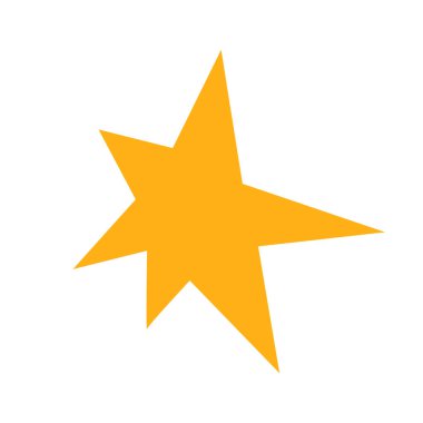 Düz dizayn edilmiş turuncu patlama şekli. Patlama için komik çerçeve. Vektör çizimi izole edildi.