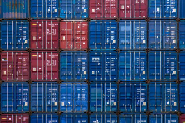 İstanbul, beylikduzu - Türkiye - Lojistik İthalat İthalat Şirketi için 05.07.2023 Konteynır Avlusu