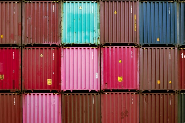 Istanbul Beylikduzu Tyrkia 2023 Container Yard Logistic Import Export Business – stockfoto
