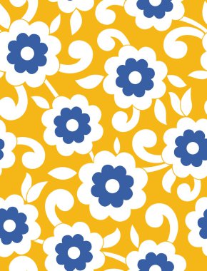 Kusursuz çiçek desenli arka plan