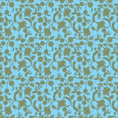 Kusursuz geleneksel renkli motif arkaplanı