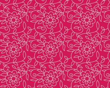 Kusursuz işlemeli yaz etnik baskısı