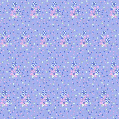 Kusursuz etnik yaz çiçeği desenli.