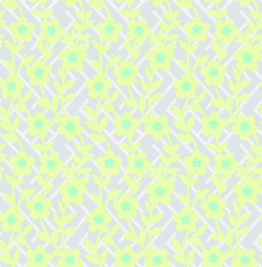 Kusursuz etnik yaz çiçeği desenli.