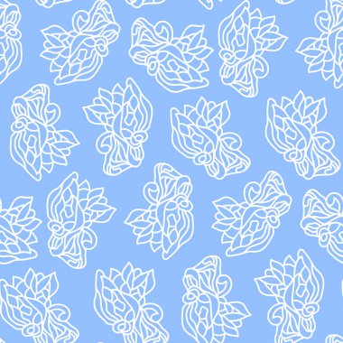 yaz soyut dikişsiz geometrik desen