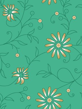 Kusursuz Geometrik Altın Folyo Tasarımı