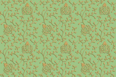 Kusursuz Geometrik Altın Folyo Tasarımı