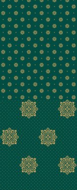 Geometrik tasarım motif deseni baskısı