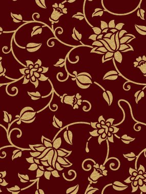 Kusursuz çiçek dizaynı deseni