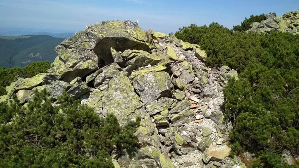 Paesaggio Montano Rocce Sui Carpazi — Foto Stock