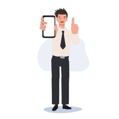 Tayland Üniversitesi Üniformalı Öğrencisi Akıllı Telefon ve Başparmağıyla Başarı