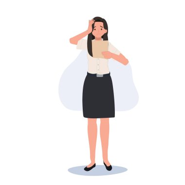 Tayland Üniversitesi Üniformalı Öğrencisi Notlardan Endişeli