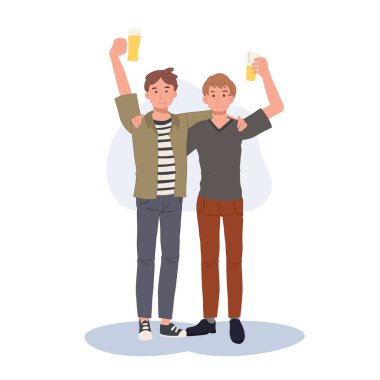 Arkadaşlığımızı kutlayalım. En İyi Arkadaşlar Birayla Kadeh Kaldırıyor