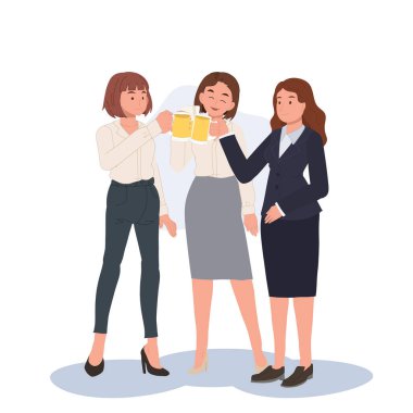 Ortaklık kavramının şerefine. İş Kadınları Birayla Kadeh Kaldırıyor