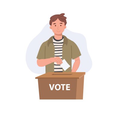 Seçim Merkezinde Erkek Oylaması, Demokrasi ve Vatandaşlık Görevinin Vurgulanması