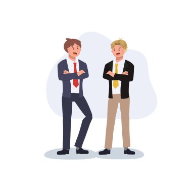 Ofis dedikodusu. Bir grup ofis çalışanı dedikodu yapıyor.