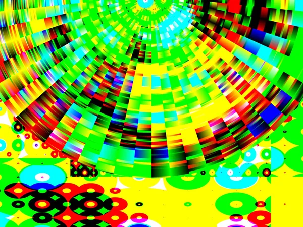 Effetti Digitali Sfondo Astratto Multicolore Modello Colorato Grafica Creativa Poster — Foto Stock