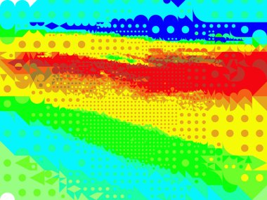 Dijital soyut arkaplan. Renkli desen. Dijital çizim. Poster, broşür, el ilanı ve kart için yaratıcı grafik tasarımı. Eşsiz duvar kâğıdı. Ağ, kumaş ve not defteri kapağı için arkaplan.