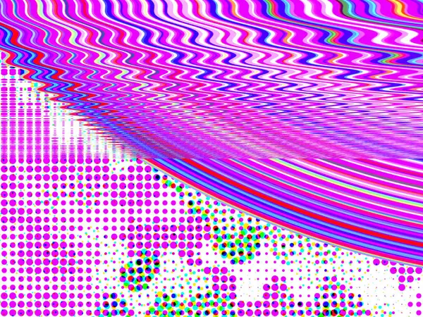 Digitaler Abstrakter Hintergrund Buntes Muster Digitale Illustration Kreatives Grafikdesign Für — Stockfoto