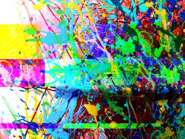 Dijital soyut arkaplan. Renkli desen. Dijital çizim. Poster, broşür, el ilanı ve kart için yaratıcı grafik tasarımı. Eşsiz duvar kâğıdı. Ağ, kumaş ve not defteri kapağı için arkaplan.